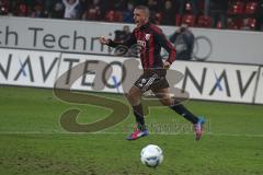 2.BL - FC Ingolstadt 04 - Union Berlin - 3:3 - Tor durch Andreas Buchner Ahmed Akaichi jubelt