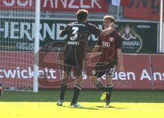 2.Liga - FC Ingolstadt 04 - VfL Bochum 3:5 - Tor Jubel Andreas Buchner