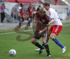 2.Liga Testpiel - FC Ingolstadt 04 - Hamburger SV 2:4 - Fabian Gerber mit Marcell Jansen