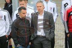 2. BL - FC Ingolstadt 04 - Saisonabschluß 2013 am Sportpark - Cheftrainer Tomas Oral und Harald Gärtner