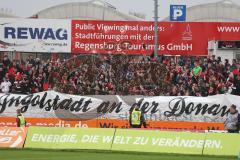 2. BL - Jahn Regensburg - FC Ingolstadt 04 1:2 - Die Ingolstädter Fans