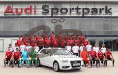 2.BL - FC Ingolstadt 04 - Saison 2012/2013 - Mannschaftsfoto - Portraits
Namensliste per Email an presse@kbumm.de anfordern. Vor Veröffentlichung anfragen! Sponsor Audi