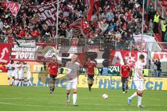2. BL - FC Ingolstadt 04 - 1.FC Kaiserslautern 1:1 - Torjubel 0:1 Kaiserslauten
