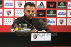 2. BL - FC Ingolstadt 04 - SG Dynamo Dresden 1:1 - Trainer Tomas Oral in der Pressekonferenz