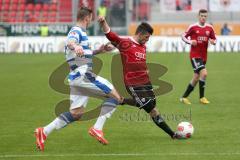 2. BL - FC Ingolstadt 04 - MSV Duisburg 0:1 - Ümit Korkmaz (14) zieht ab