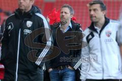 2. BL - FC Ingolstadt 04 - Hertha BSC Berlin 1:1 - Sportdirektor Thomas Linke nach der Pause