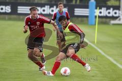 2. Bundelsiga - Trainingsauftakt des FC Ingolstadt 04 Saison 2012/2013 - Manuel Schäffler gegen Neuzugang Alper Uludag