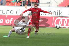 2. BL - FC Ingolstadt 04 - SV Sandhausen - Saison 2013/2014 - rechts Moritz Hartmann (9)