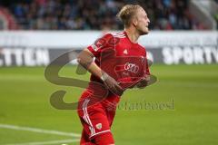 2. BL 2014 - FC Ingolstadt 04 - 1860 München - 2:0 - Philipp Hofmann (28) zieht ab zum 1:0 Tor für Ingolstadt Jubel
