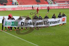 2. BL - FC Ingolstadt 04 - SV Sandhausen - Saison 2013/2014 - Danke ans Ehrenamt durch die Einlaufkids