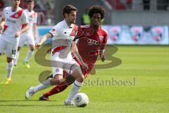 2. BL - FC Ingolstadt 04 - FC St. Pauli - 1:2 - Caiuby Francisco da Silva (31) rechts läuft hinterher