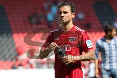 2. BL - FC Ingolstadt 04 - Karlsruher SC - 0:2 - Enttäuscht nach dem Spiel Tamas Hajnal (30)