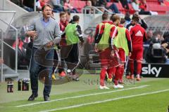 2. BL - FC Ingolstadt 04 - Fortuna Düsseldorf - 1:2 - Cheftrainer Ralph Hasenhüttl am Spielfeldrand