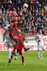 2. BL - FC Ingolstadt 04 - FC St. Pauli - 1:2 - Caiuby Francisco da Silva (31) Kopfballduell