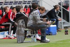 2. BL - FC Ingolstadt 04 - Fortuna Düsseldorf - 1:2 - Cheftrainer Ralph Hasenhüttl am Spielfeldrand