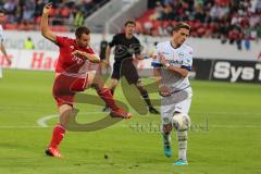 2. BL - FC Ingolstadt 04 - DSC Armenia Bielefeld - 3:2 - Karl-Heinz Lappe (25) mit einem Drehschuß, knapp vorbei
