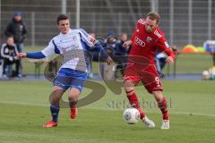 2. BL - Testspiel - FC Ingolstadt 04 - FC Carl Zeiss Jena - 2013/2014 - rechts Moritz Hartmann (9)