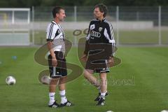 2. BL - FC Ingolstadt 04 - Saison 2013/2014 - Trainingsauftakt - Cheftrainer Marco Kurz und Co Trainer Michael Henke auf dem Trainingsplatz