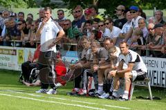 FC 04 Ingolstadt - VFB Eichstätt -  Trainer Marco Kurz mit seine Assistenten - Foto: Jürgen Meyer