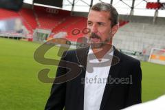 2. BL - FC Ingolstadt 04 - Saison 2013/2014 - Pressekonferenz neuer Chef-Trainer Marco Kurz in seiner neuen Wirkungsstätte
