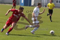 Regionalliga Süd - FC Ingolstadt 04 II - TSV 1860 Rosenheim - rechts Philipp Breuer im Angriff