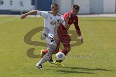 Regionalliga Süd - FC Ingolstadt 04 II - TSV 1860 Rosenheim - links Philipp Breuer im Sturm