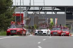 FC Ingolstadt 04 - Meisterfeier - Auto Corso vom Audi Sportpark in die Stadt - Start Bundesligaaufstieg