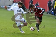 2. BL - Saison 2014/2015 - FC Ingolstadt 04 - Karlsruher SC - Mathew Leckie (#7 FC Ingolstadt 04) - Valentini Enrico weiss #22 KSC -