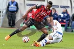 2. BL - Saison 2014/2015 - FC Ingolstadt 04 - FSV Frankfurt - Roger de Oliveira Bernardo (#8 FC Ingolstadt 04) - Foto: Jürgen Meyer