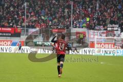 2. Bundesliga - Fußball - FC Ingolstadt 04 - SV Sandhausen - Stefan Lex (14, FCI) zieht ab zum Anschlußtreffer 1:2 Tor Jubel