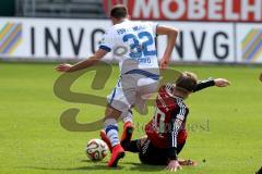 2. BL - Saison 2014/2015 - FC Ingolstadt 04 - FSV Frankfurt - Konstantin Engel (#20 FC Ingolstadt 04) - Grifo Vincenzo #32 FSV Frankfurt - Foto: Jürgen Meyer