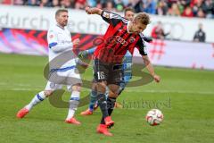 2. BL - Saison 2014/2015 - FC Ingolstadt 04 - FSV Frankfurt - Lukas Hinterseer (FC Ingolstadt 04) schiesst das 2:0 - Foto: Jürgen Meyer