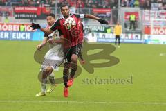 2. Bundesliga - Fußball - FC Ingolstadt 04 - SV Sandhausen - Marvin Matip (34, FCI) und links Aziz Bouhaddouz