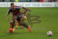 2. Bundesliga - FC Ingolstadt 04 - VfR AAlen - Lukas Hinterseer (16) wird gefoult