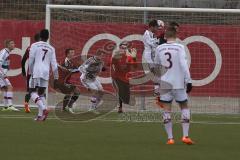 U19 - FC Ingolstadt 04 - FC Bayern München - Der 0:1 Führungstreffer für Bayern München durch Della Schiava Nicola weiss FC Bayern München - Paulus David Torwart FC Ingolstadt 04 -  Foto: Jürgen Meyer