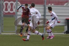 U19 - FC Ingolstadt 04 - FC Bayern München - Thalhammer M. rot FC Ingolstadt 04 - Della Schiava,Nicola weiss FC Bayern München -  Foto: Jürgen Meyer