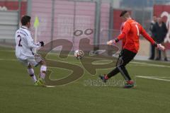 U19 - FC Ingolstadt 04 - FC Bayern München - Leib Marcel weiss FC Bayern München - Paulus David Torwart FC Ingolstadt 04 -  Foto: Jürgen Meyer