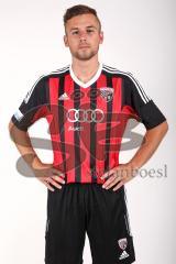 Regionalliga Bayern - FC Ingolstadt 04 II - Saison 2014/2015 - Fototermin - Portrait Mannschaftsfoto Team - Dominic Reisner (9)