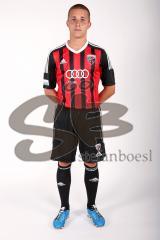 Regionalliga Bayern - FC Ingolstadt 04 II - Saison 2014/2015 - Fototermin - Portrait Mannschaftsfoto Team - Philipp Breuer (3)