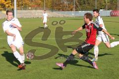 Regionalliga Bayern - FC Ingolstadt 04 II - FC Memmingen - mitte Steffen Jainta (7) flankt zum Tor