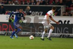 1. Bundesliga - Fußball - VfB Stuttgart - FC Ingolstadt 04 - Elias Kachunga (25, FCI) links Angriff