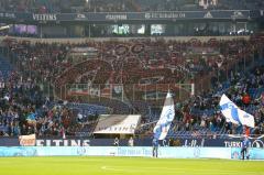 1. BL - Saison 2015/2016 - Schalke 04 - FC Ingolstadt 04 -  Fans - Foto: Jürgen Meyer