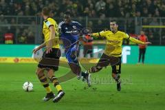 1. Bundesliga - Fußball - Borussia Dortmund - FC Ingolstadt 04 - Danny da Costa (21, FCI) Henrikh Mkhitaryan (BVB 10)