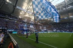 1. BL - Saison 2015/2016 - Schalke 04 - FC Ingolstadt 04 -  Fankurve von Schalke04 - Foto: Jürgen Meyer
