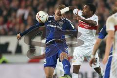 1. Bundesliga - Fußball - VfB Stuttgart - FC Ingolstadt 04 - Max Christiansen (19, FCI) gegen Serey Dié (26 Stuttgart)