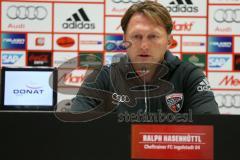1. Bundesliga - Fußball - FC Ingolstadt 04 - VfL Wolfsburg - Pressekonferenz nach dem Spiel Cheftrainer Ralph Hasenhüttl (FCI)