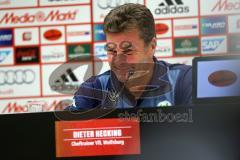 1. Bundesliga - Fußball - FC Ingolstadt 04 - VfL Wolfsburg - Pressekonferenz nach dem Spiel Cheftrainer Dieter Hecking (Wolfsburg)