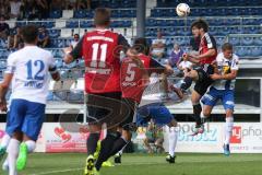 1. Bundesliga - Fußball - Testspiel - SV Grödig - FC Ingolstadt 04 - 1:0 - rechts in der Luft Romain Brégerie (18, FCI)