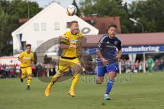 1. Bundesliga - Fußball - Testspiel - FC Ingolstadt 04 - VfR Aalen - Run zum Tor, rechts Thomas Pledl (30, FCI)