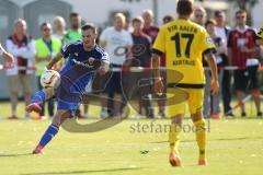 1. Bundesliga - Fußball - Testspiel - FC Ingolstadt 04 - VfR Aalen - Pascal Groß (10, FCI) und rechts Alexandros Kartalis (Aalen)